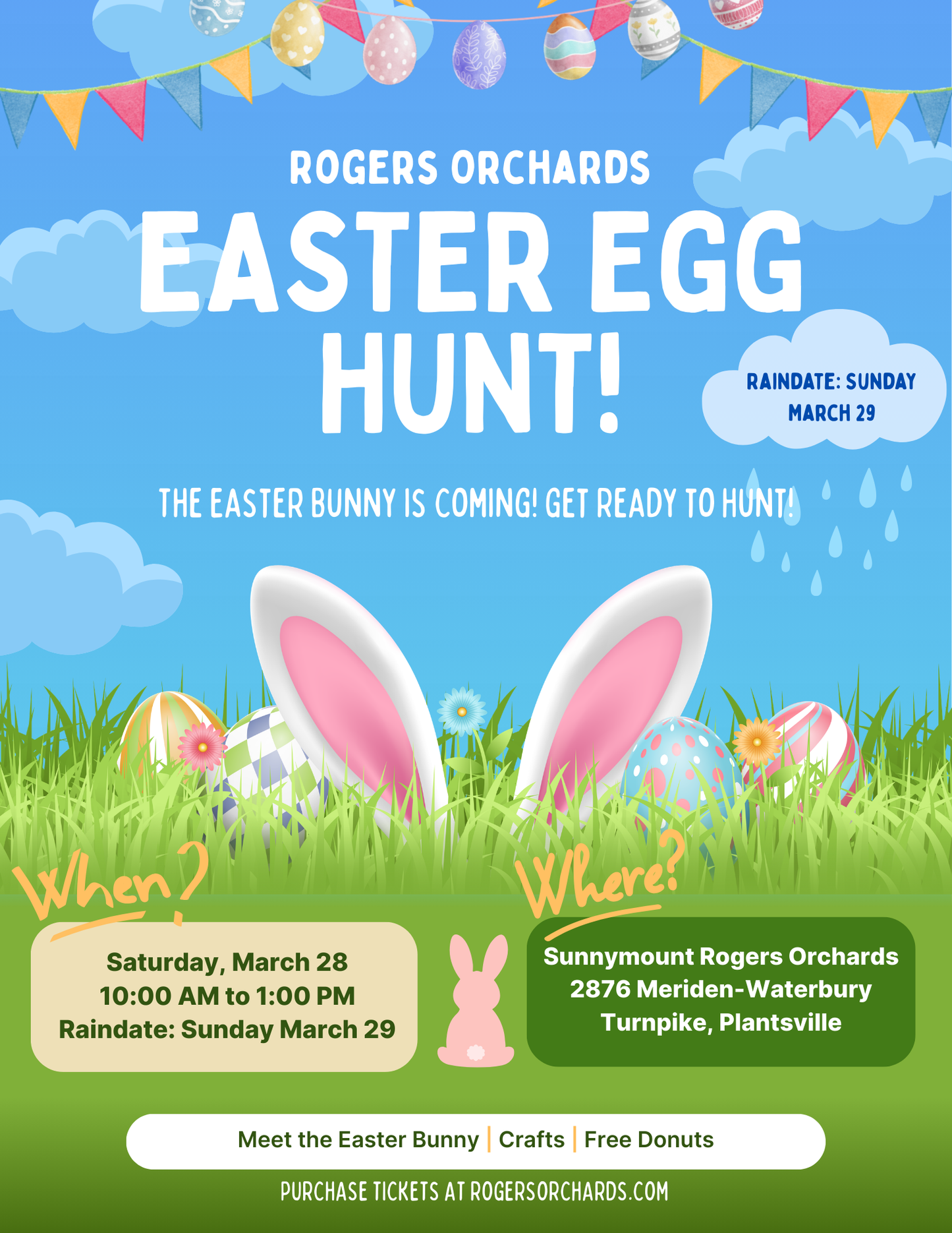 10:00am - 10:15am - Easter Egg Hunt 2026